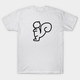 minimal squirrel (transparent) T-Shirt